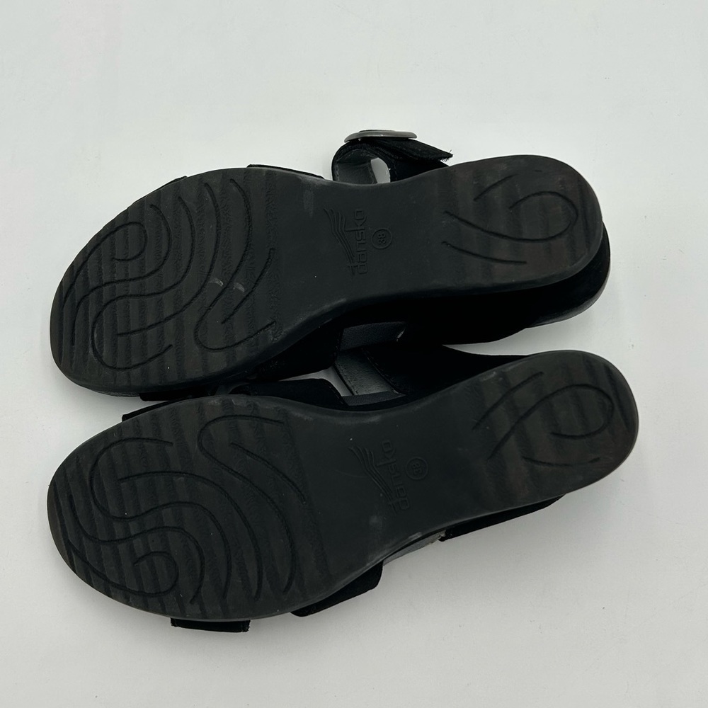 DANSKO Women's Aubree Black Nubuck Wedge - Picture 6 of 7